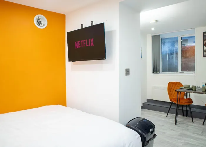 アパート Centre With Self Check-in Washer Dryer Netflix & Wifi